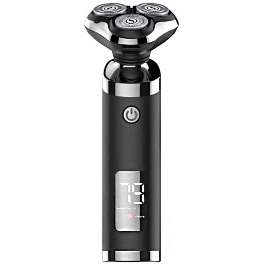 Electric Razor for Men, LCD Display Powerful Rotary Electric Shaver Wet Dry Beard Electric Razor for Men Rechargeable Facial Shaving Machine Kit