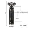 Electric Razor for Men, LCD Display Powerful Rotary Electric Shaver Wet Dry Beard Electric Razor for Men Rechargeable Facial Shaving Machine Kit view 3