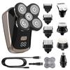 Electric Razor for Men, 5 IN 1 LED Dosplay Powerful Wet Dry Electric Shaver Beard Hair Trimmer Facial And Body Electric Razor Balds Shaving Machine For Men view 1