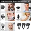 Electric Razor for Men, BLACK 7D Floating Head Men's Electric Shaver LCD Rechargeable Waterproof Bald Shaving Machine Nose Hair Trimmer view 4