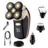 Electric Razor for Men, 5in1 Facial Body Grooming Electric Shaver Kit Wet Dry Waterproof Beard Hair Trimmer Electric Razor for Men Bald Shaving Machine view 1