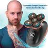 Electric Razor for Men, 5D Floating Electric Shaver for Men 5 in 1 Shavers Beard Hair Trimmer Grooming Kit LED Display USB Rechargeable Portable Shaver view 2