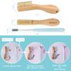 BFWood Laundry Stain Brush and Boar Bristle Beard Brush view 3