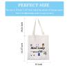 GJTIM Mail Lady Survival Kit Postal Worker Gift Zipper Pouch Makeup Bag Appreciation Gift for Mail Carrier Mailman (Survival Mail Lady Tote) view 2