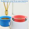 Silicone Wax Warmer Liners with Spatula Sticks - 2 Pcs Non-Stick Reusable Wax Melt Bowls for Hair Removal (Blue, Pink) view 3