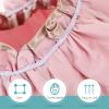 Beavorty 3pcs Shower Caps for Women Elastic Bathing Hats for Hair Braids and Curls Peva Material for Home Use view 2