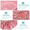Beavorty 3pcs Shower Caps for Women Elastic Bathing Hats for Hair Braids and Curls Peva Material for Home Use view 3