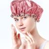 Beavorty 3pcs Shower Caps for Women Elastic Bathing Hats for Hair Braids and Curls Peva Material for Home Use view 4