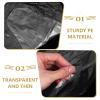 GLEAVI Disposable Clear Plastic Foot Covers 200Pcs Non-Skid Moisturizer Socks for Spa Pedicure Soft Plastic Feet Coverings for Home Use view 3