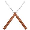 Mobestech Face Spatulas 2Pcs Makeup Spatula Log Wood Spatula Sticks for Cosmetics, Reusable Beauty Spatulas, Liquid Foundation Toning Sticks, Make up Tools for Girls Nail Art Tools view 1