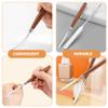 Mobestech Face Spatulas 2Pcs Makeup Spatula Log Wood Spatula Sticks for Cosmetics, Reusable Beauty Spatulas, Liquid Foundation Toning Sticks, Make up Tools for Girls Nail Art Tools view 3