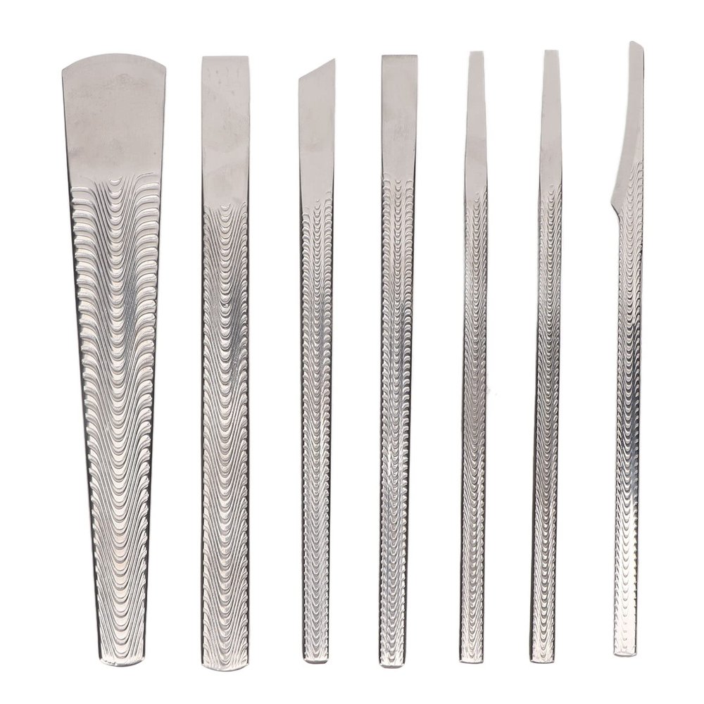 7Pcs Professional Pedicure Knife Set with Case - Exfoliating Scraper for Ingrown Nails, Corns, Calluses, Cuticles - Steel