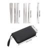 7Pcs Professional Pedicure Knife Set with Case - Exfoliating Scraper for Ingrown Nails, Corns, Calluses, Cuticles - Steel view 2