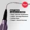 URBAN DECAY 24/7 Inks Liquid Eyeliner Pen (Oil Slick - Gunmetal Shimmer, Brush Tip Eye Liner), Water-Resistant, Smudge-Resistant, Vibrant Colored Liner, Ergonomic Precision Grip, Vegan - 0.01 fl oz view 3