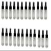 Natural Farms 1 oz Clear Boston BPA FREE Bottles - 24 Pack Empty Refillable Containers - Essential Oils Cleaning Products - Aromatherapy | Black Fine Mist Sprayers - Made in the USA view 1