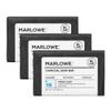 MARLOWE. No. 106 Charcoal Soap 7 oz (3 Bars) Body Bar Soap for Men, Cleansing, Purifying & Hydrating with Natural Extracts, Shea Butter, Olive Oil & Green Tea Extracts, Fresh Woodsy Scent view 1