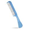 The Hair Doctor Handle Comb with silky smooth rotating teeth reduces hair breakage and hair loss (30 Stainless Teeth, Ice Blue) view 1