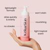 KoluaSkin by KoluaWax Self Tanner Mousse, Dark - Natural-Looking Sunless Body Fake Tan - Dries Quick w/No Streaks, Hydrates Skin - Light Tropical Scent & Dermatologist-tested for Sensitive Skin, 7oz view 3