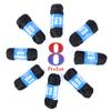Brazilian Wool Hair Yarn for Braids 100% Brazilian Wool Hair Acrylic Yarn for African Braids/Spring Twist/Faux Locs/Wraps with Crochet Hook(8 Roll, Natural Black) view 2
