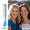 The Hair Doctor Handle Comb with silky smooth rotating teeth reduces hair breakage and hair loss (22 Stainless Teeth, Ice Blue) view 2