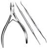 Teenitor Ingrown Toenail Tool, Pedicure Tools for Feet, Stainless Steel Ingrown Toenail Clippers, Ingrown Toenail File and Lifters view 1