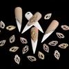 BAIYIYI 30Pcs Drop Shaped Nail Charms 3D Drop-shaped Nail Rhinestones Glitter Nail Gem Gold Sliver AB Nail Art Charms for Girl Women DIY Nail Art Craft Decoration view 2