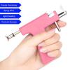 Longbeauty 550pcs Ear Piercing Gun Kit Stainless Steel Body Piercing Tools Studs Earrings Nose Lip Navel Piercing Machine for Home Salon Piercing Needles (Pink-550pcs) view 2
