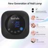 UV Light for Nails, Lavinda UV Nail Lamp 54W Rechargeable Nail Dryer Gel Polish Light with Large Touch Display, Professional Fast Curing Lamp with 4 Timer Setting Auto Sensor for Salon & Home view 2