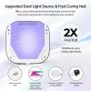 UV Light for Nails, Lavinda UV Nail Lamp 54W Rechargeable Nail Dryer Gel Polish Light with Large Touch Display, Professional Fast Curing Lamp with 4 Timer Setting Auto Sensor for Salon & Home view 3