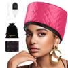 Heat Cap for Deep Conditioning, Ingeware Thermal Cap for Hair Steamer Cap for Natural Hair Portable Electric Heat Hair Spa Cap for Home Use Pattern (Rose Red) view 1