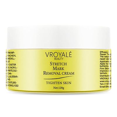 VROYAL Stretch Mark Removal Cream [2-Pack] - Natural Organic Skin Healing & Pregnancy Scar Repair Cream, Dermatologist Tested Moisturizing Body Cream - Restore Damaged Tissue, Nourish & Soften Skin
