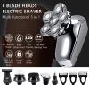 Electric Razor for Men, 6 in 1 Multifunction Rechargeable Electric Men Electric Shaver 6D Floating Heads Low Noise Mens Head Shaver For Men view 2