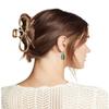 4.3 Inch Large Metal Hair Claw Clips for Women Big Claw for Thick Nonslip Hair Clips 90's Strong Hold jaw Clamp Grips Perfect Fashion gold Accessories (6 Pcs) view 3