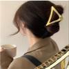 4.3 Inch Large Metal Hair Claw Clips for Women Big Claw for Thick Nonslip Hair Clips 90's Strong Hold jaw Clamp Grips Perfect Fashion gold Accessories (6 Pcs) view 4