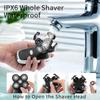 Electric Razor for Men, 5 In 1 Grooming Kits Electric Shaver Facial Body Electric Razor For Men Beard Wet Dry Rotary Shaving Machine Bald Rechargeable Set view 3