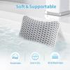 Conbella Luxury Bath Pillows for Tub, Slip Resistant Waterproof Bath Pillows for Tub Neck and Back Support with 2 Strong Suction Cups, Relaxing Spa Essentials view 3