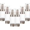 Beaupretty 6pcs Airless Pump Lotion Dispenser Bottles Lightweight Travel Containers for Creams Lotions and Conditioners Leak Design for Daily Use and Travel view 1