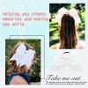 CEELGON 8" 12PCS Large Cheer Bows White Ponytail Holder Girls Elastic Hair Ties Hair Accessories for Teens Women Girls Softball Competition Sports Cheerleaders view 2