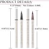 Vtrem 2 Pcs Waterproof Liquid Eyeliner Long-Lasting Up to 24 Hours Eye Makeup Ultra-Fine Tip Eye Liner Smudge Resistant Liner,Freckle Pen, Dark Brown/Black view 4