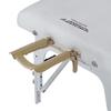 Master Massage 31" Montclair Pro Portable Massage Table Package, Memory Foam Cushioning, Reiki Panels, Shiatsu Cable Release- Tattoo Table, Spa Bed, Facial Bed (White with Ambient Light) view 4