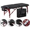 Master Massage Montclair Portable Massage Table, Professional Beauty Physiotherapy Bed Folding Facial Bed Extra Wide Pro Comfort Memory Foam Package with Reiki (Black with Ambient Light) view 2