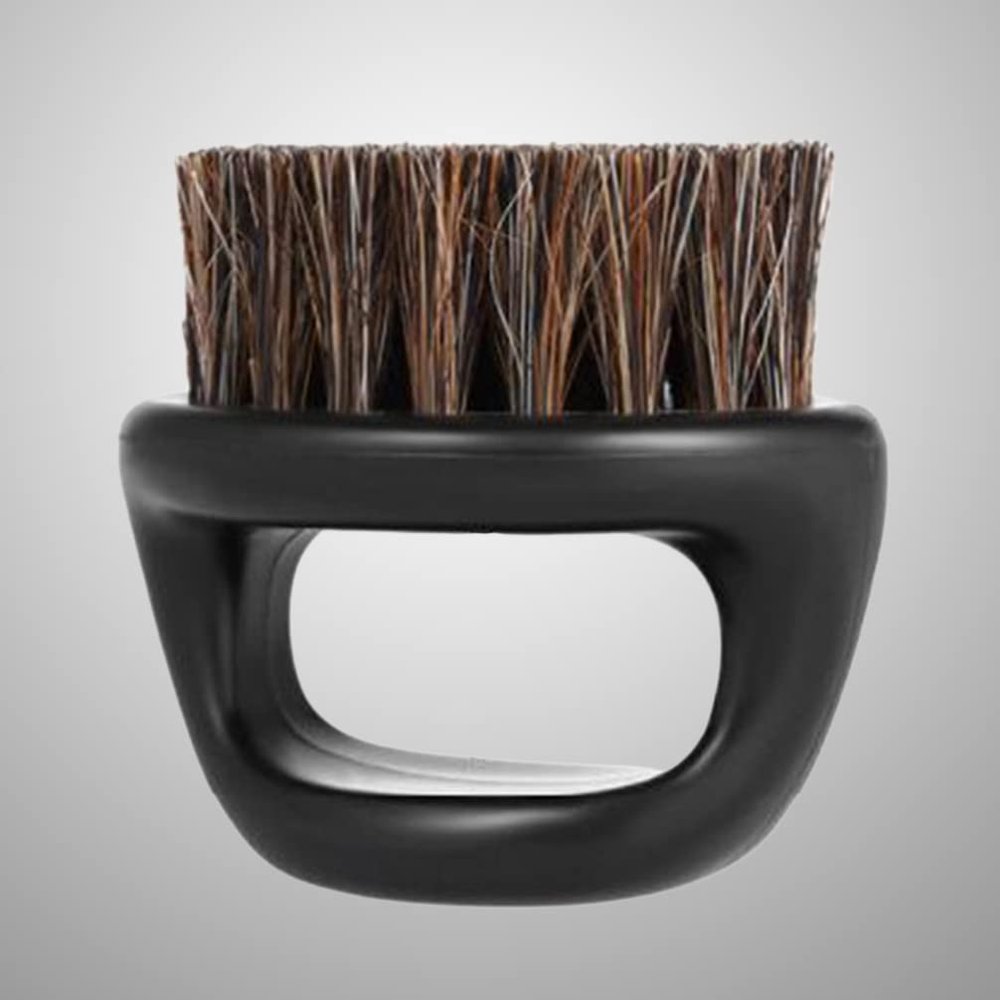 COHEALI Men's Beard Brush Ergonomic Design Portable Boar Bristle Shaving Brush for Grooming and Hairdressing for Home and Salon Use
