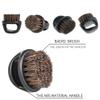 COHEALI Men's Beard Brush Ergonomic Design Portable Boar Bristle Shaving Brush for Grooming and Hairdressing for Home and Salon Use view 3