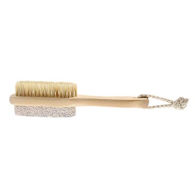 COHEALI Pedicure Exfoliating Tool Bristle Brush Pumice Stone for Removal Natural Foot Scrubber