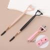 3 Pack Eyelash Comb Separator with Spoolie, Arc Designed Mascara Comb Dual Head Lash Separator Tool for Eyelash Extensions and Eyebrows (Black, Pink) view 4
