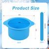 2pcs Wax Pot Liner, Silicone Wax Melt Warmer Liner with 2pcs Blue Silicone Wax Spatula Wax Warmer Liners Reusable Compatible with 16oz Electric Waxing Kit (Pink, Blue) view 2