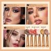 Ofanyia Liquid Highlighter Beauty Wand, Liquid Face Highlighter with Soft Cushion Applicator, Smooth Creamy Matte Shimmer Liquid Highlighter Wand, Lightweight Blendable Body Face Highlighter Makeup (05# Rose Gold Highlighter) view 4