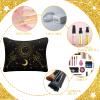 Amylove 12 Pieces Witch Tarot Zipper Pouch Bag Witch Tarot Cards Phase Bag Moon Crystals Cosmetic Witchy Purse Toiletry Aesthetic Gothic Makeup Pouch for Women view 3