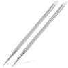 FRCOLOR 2pcs Stainless Steel Nail Cuticle Pusher Tool Dual-ended Pedicure Manicure for Dead Skin and Essential Nail Art Accessories view 1