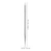 FRCOLOR 2pcs Stainless Steel Nail Cuticle Pusher Tool Dual-ended Pedicure Manicure for Dead Skin and Essential Nail Art Accessories view 3
